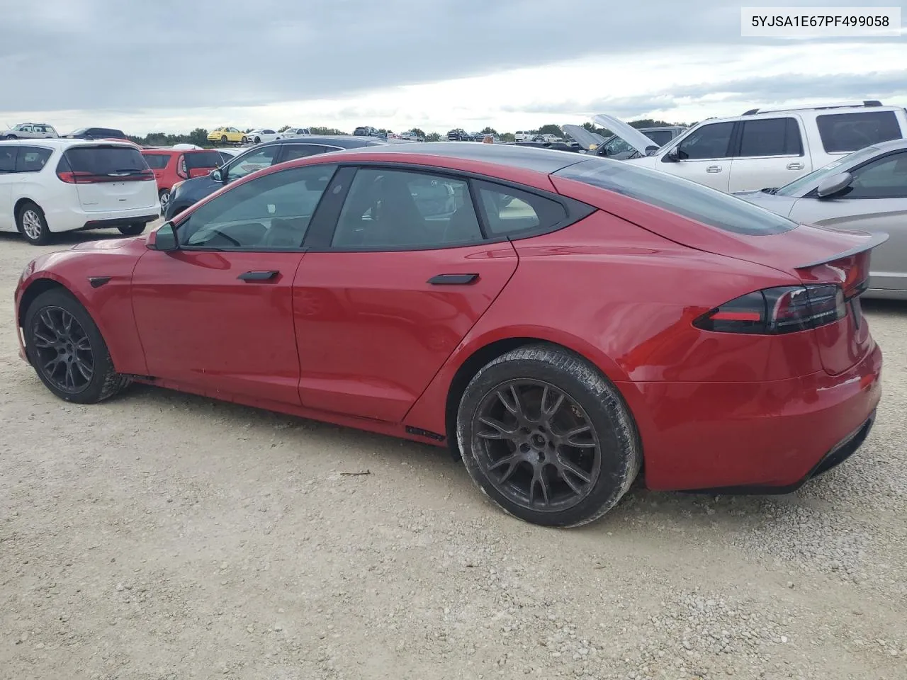 2023 Tesla Model S VIN: 5YJSA1E67PF499058 Lot: 74024504