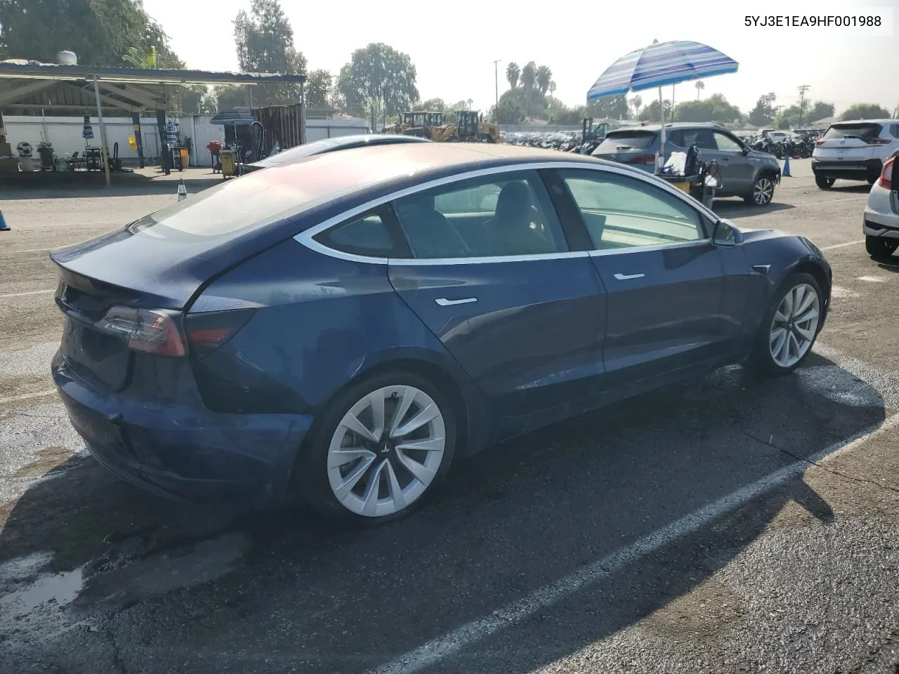 2017 Tesla Model 3 VIN: 5YJ3E1EA9HF001988 Lot: 74820784