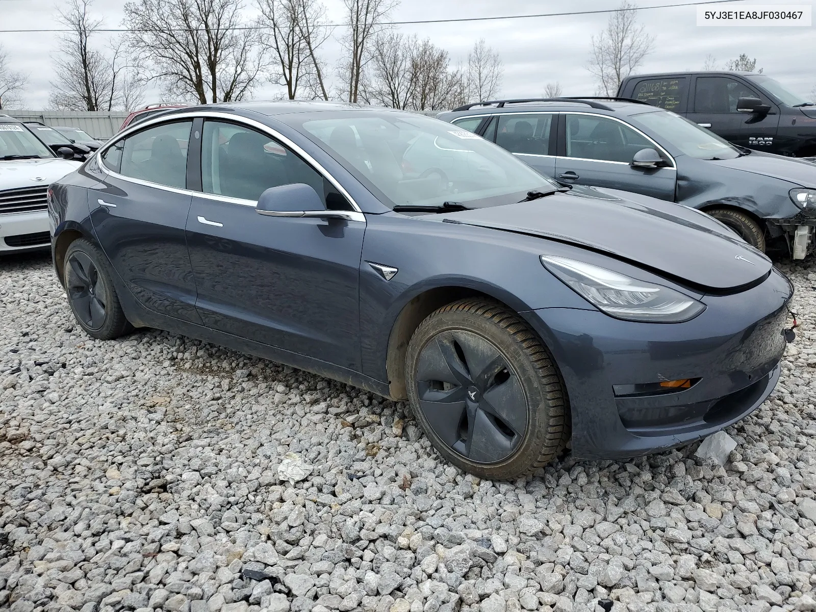 2018 Tesla Model 3 VIN: 5YJ3E1EA8JF030467 Lot: 45805514