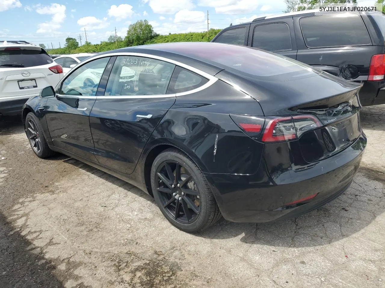 2018 Tesla Model 3 VIN: 5YJ3E1EA1JF020671 Lot: 52541314