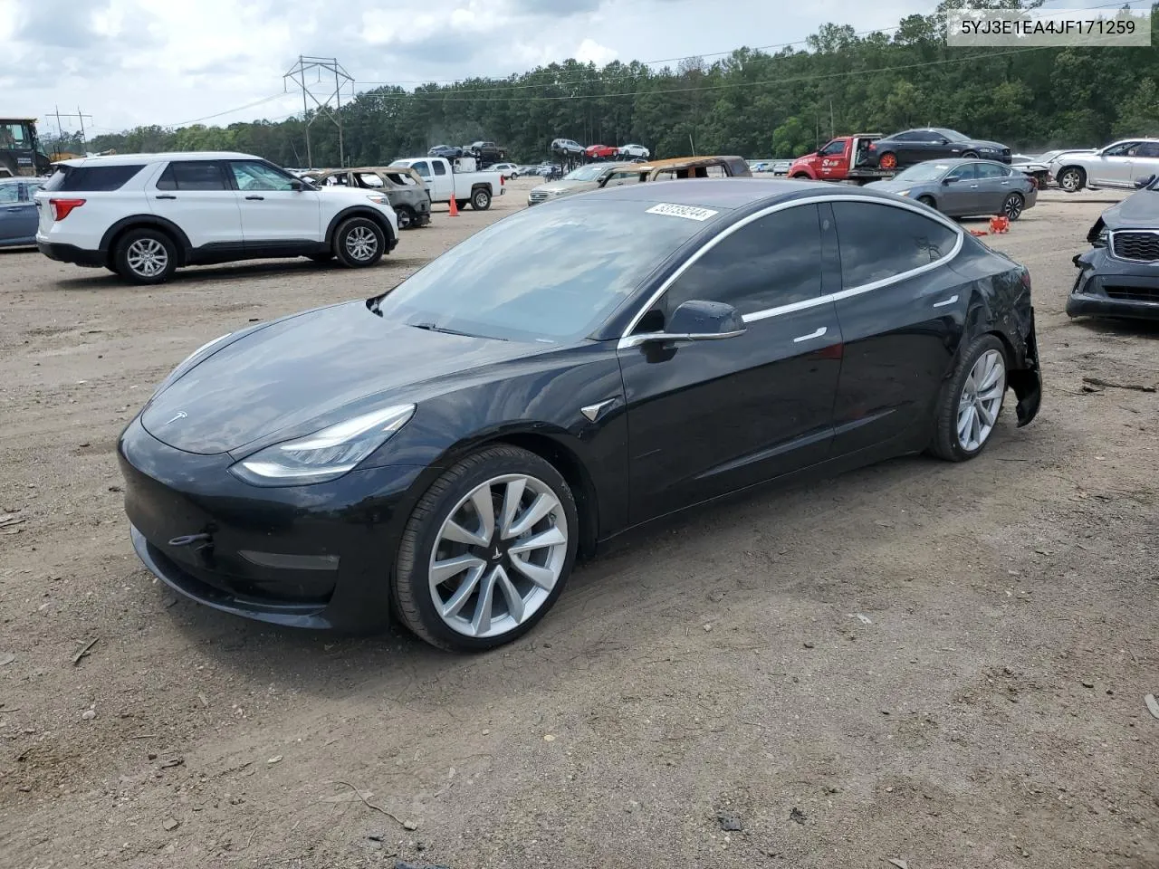 5YJ3E1EA4JF171259 2018 Tesla Model 3