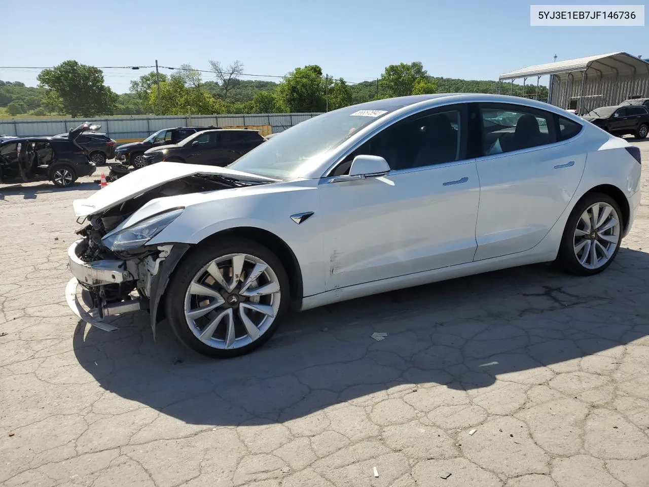 2018 Tesla Model 3 VIN: 5YJ3E1EB7JF146736 Lot: 56857894