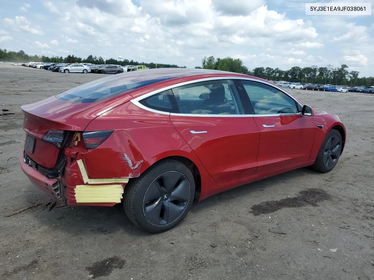 2018 Tesla Model 3 VIN: 5YJ3E1EA9JF038061 Lot: 57090664