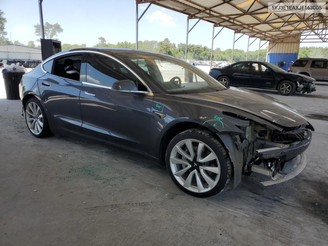 2018 Tesla Model 3 VIN: 5YJ3E1EAXJF163005 Lot: 59162134