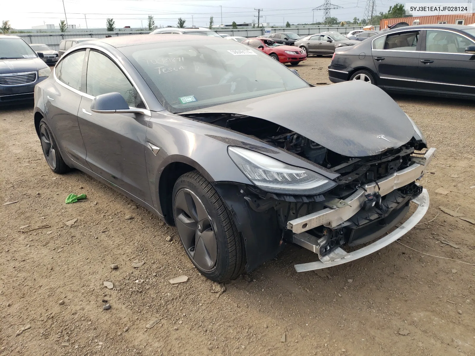 5YJ3E1EA1JF028124 2018 Tesla Model 3