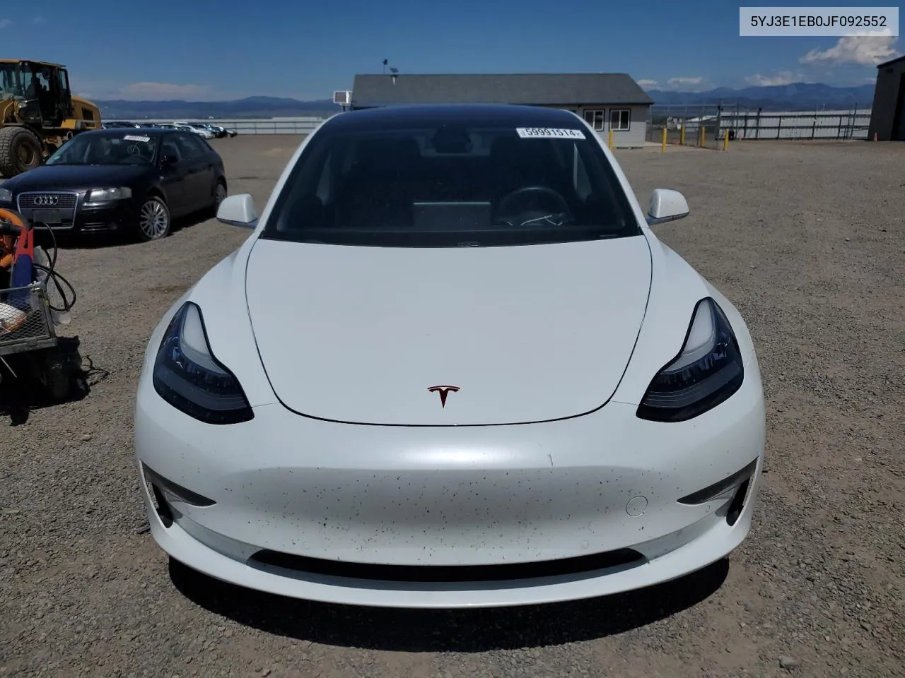 2018 Tesla Model 3 VIN: 5YJ3E1EB0JF092552 Lot: 59991514