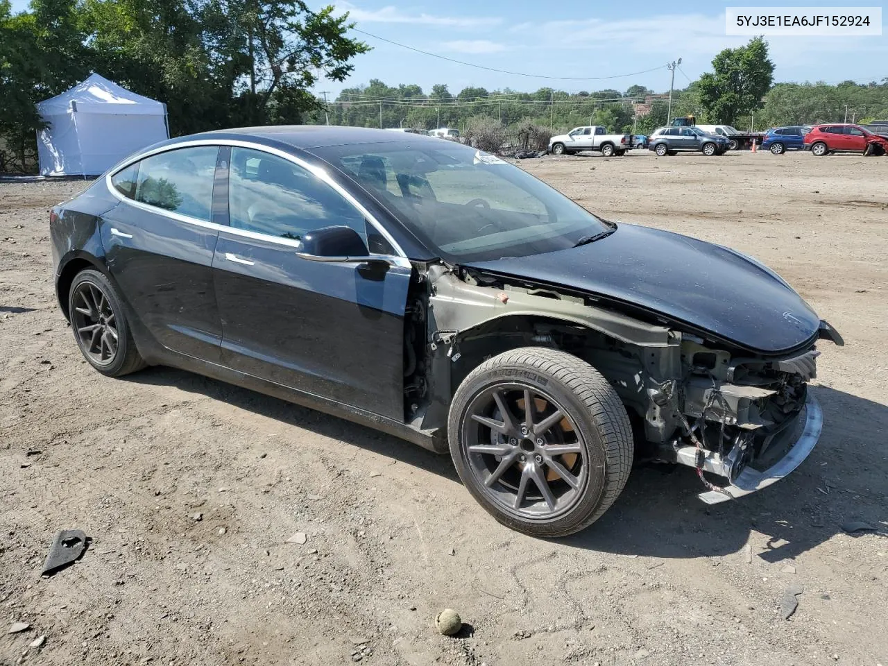 2018 Tesla Model 3 VIN: 5YJ3E1EA6JF152924 Lot: 60124044