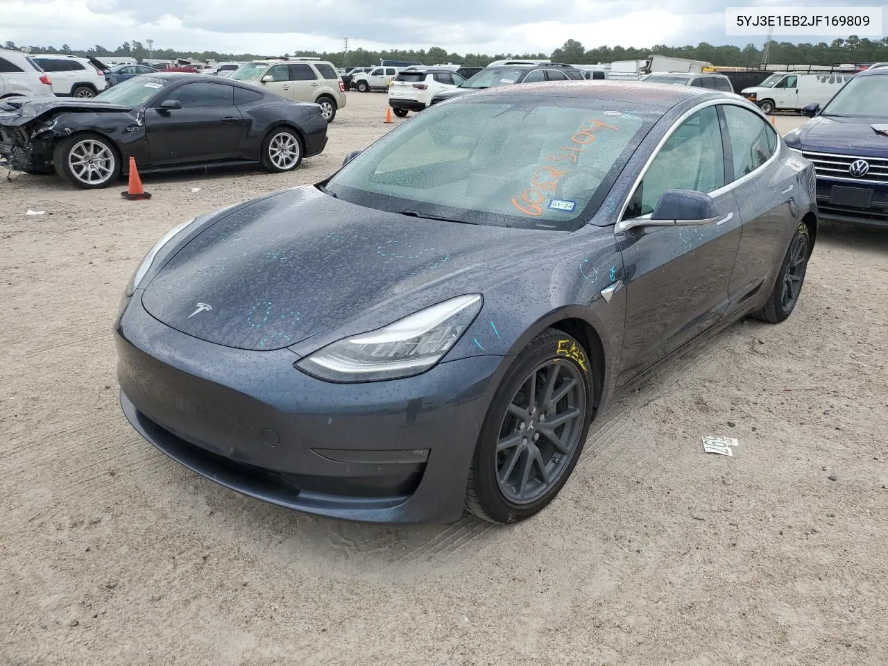 2018 Tesla Model 3 VIN: 5YJ3E1EB2JF169809 Lot: 60623104