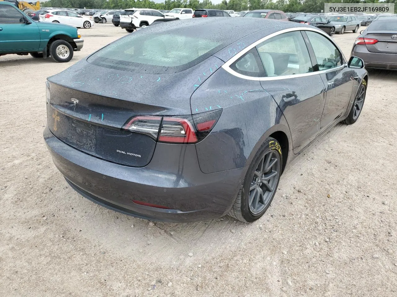 2018 Tesla Model 3 VIN: 5YJ3E1EB2JF169809 Lot: 60623104