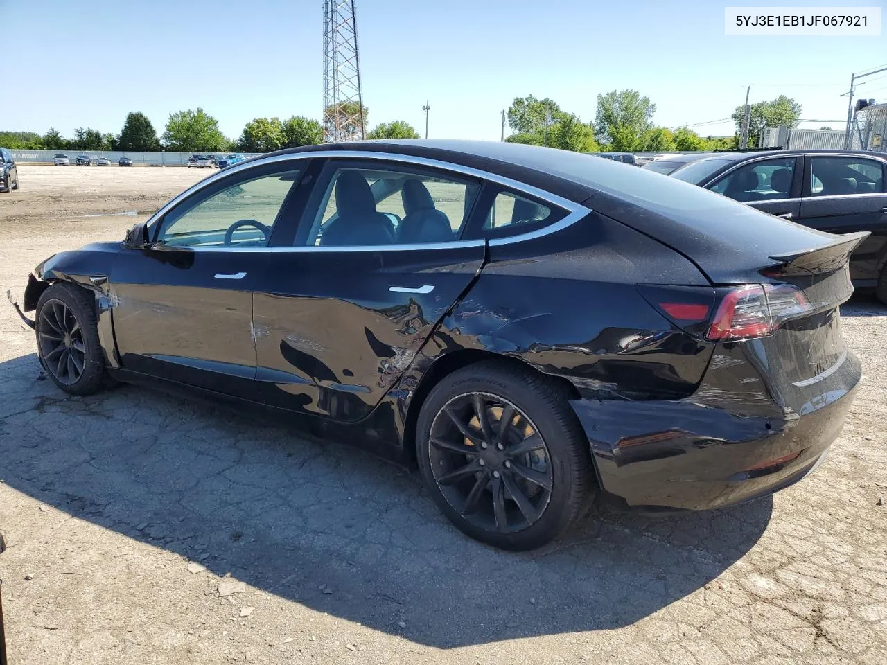 2018 Tesla Model 3 VIN: 5YJ3E1EB1JF067921 Lot: 60705644