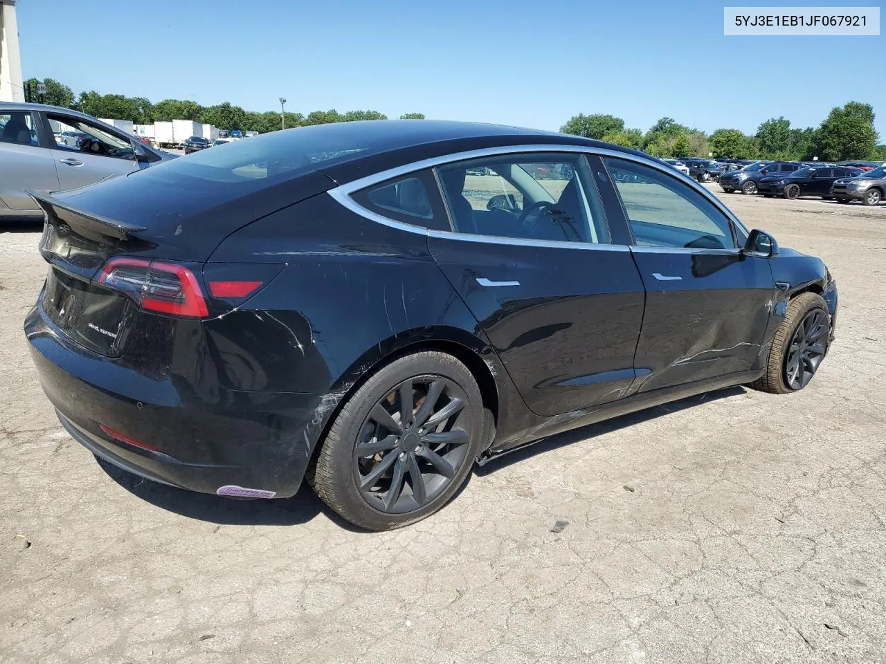 2018 Tesla Model 3 VIN: 5YJ3E1EB1JF067921 Lot: 60705644