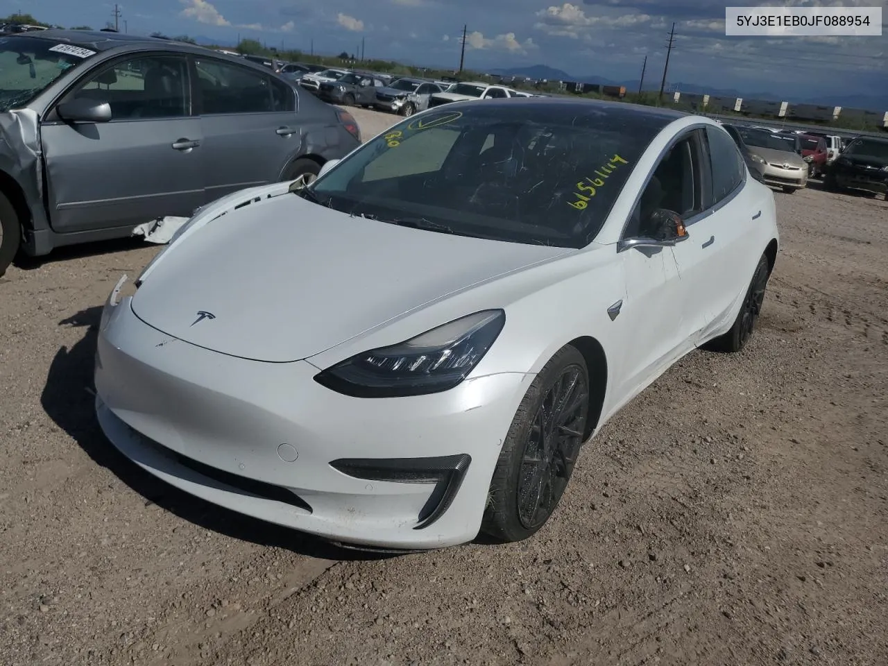 5YJ3E1EB0JF088954 2018 Tesla Model 3