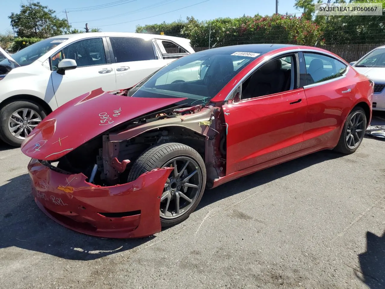 5YJ3E1EA1JF060667 2018 Tesla Model 3