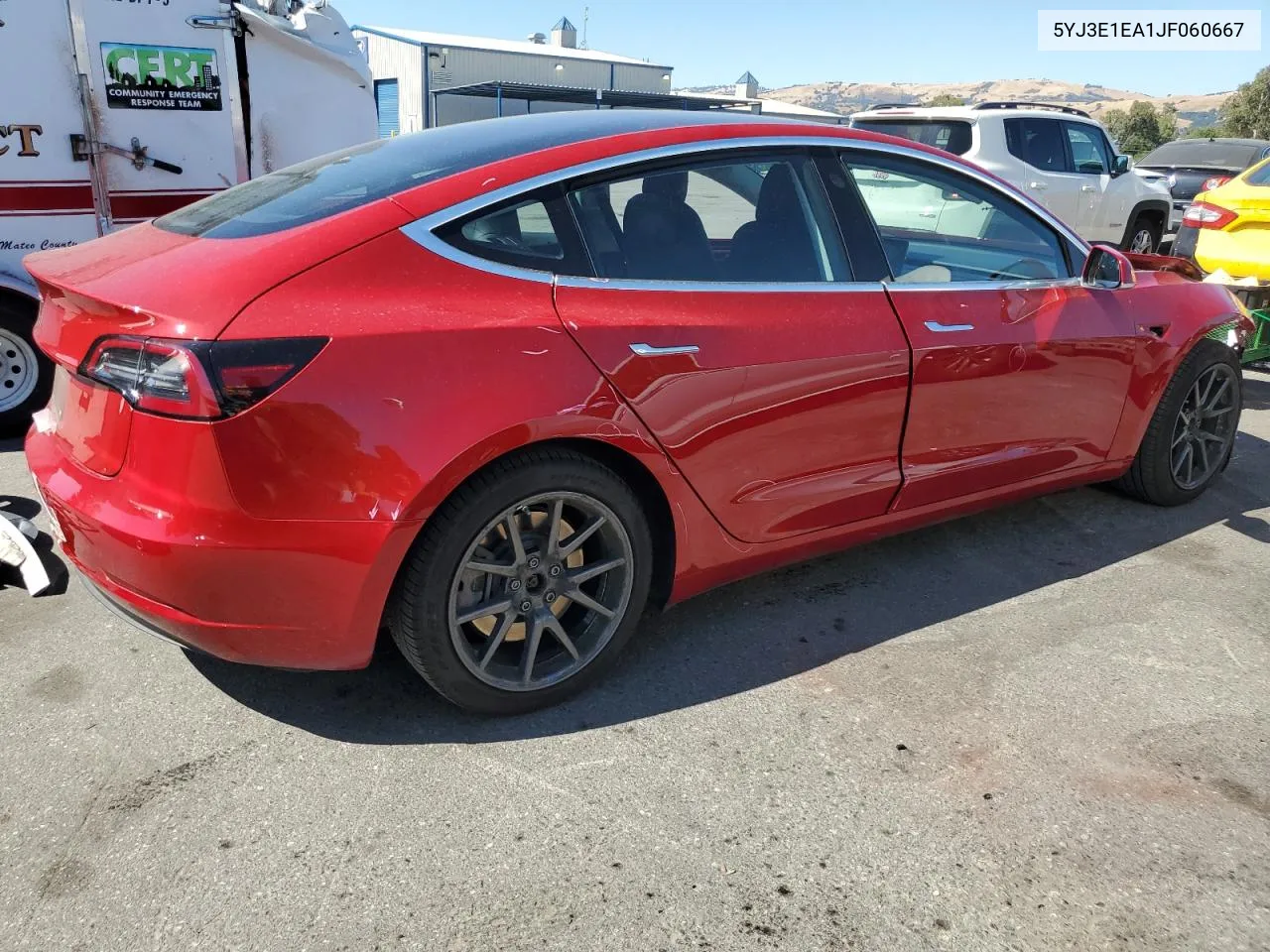 2018 Tesla Model 3 VIN: 5YJ3E1EA1JF060667 Lot: 61590964