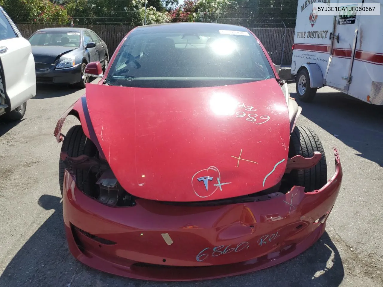 5YJ3E1EA1JF060667 2018 Tesla Model 3