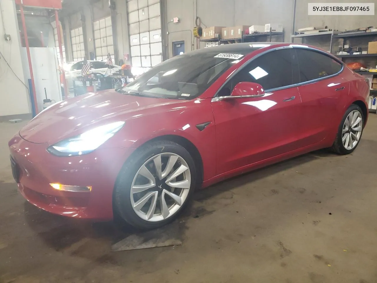 5YJ3E1EB8JF097465 2018 Tesla Model 3