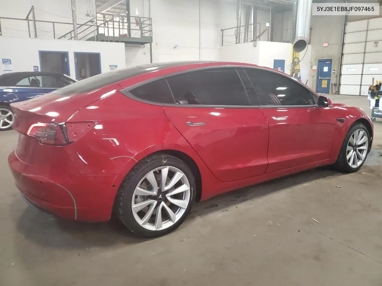 2018 Tesla Model 3 VIN: 5YJ3E1EB8JF097465 Lot: 61938814