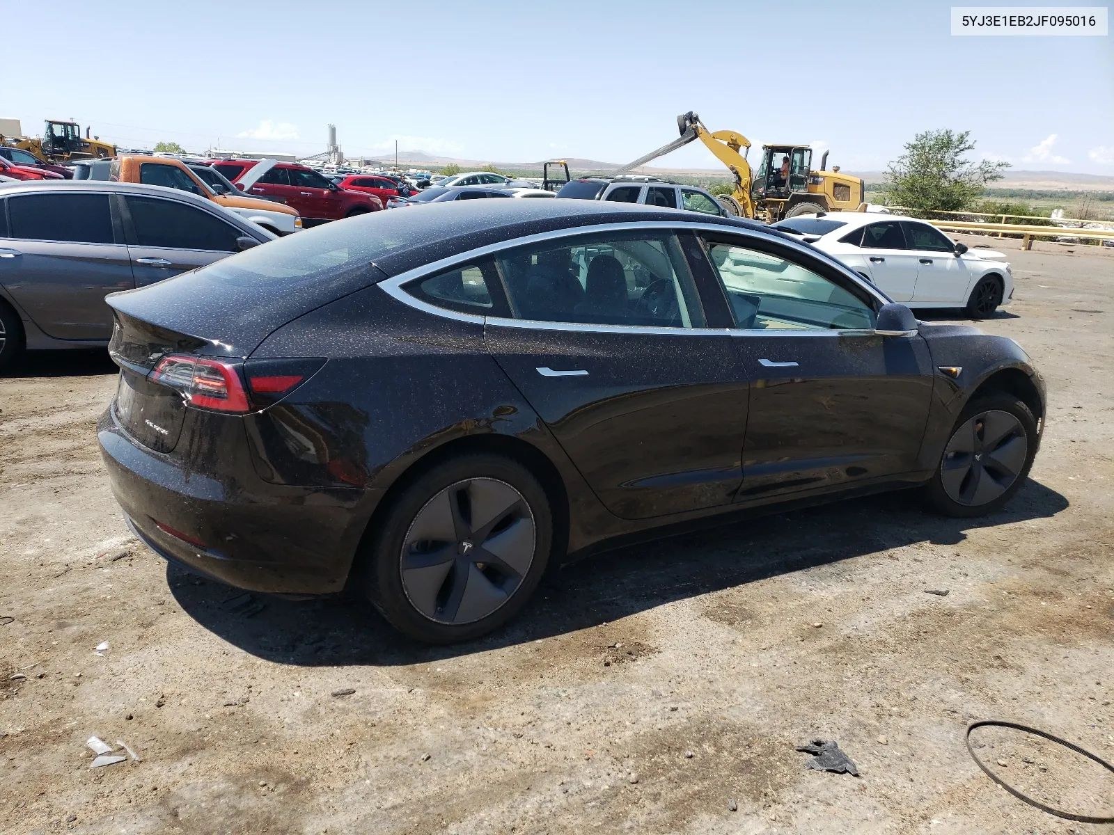 2018 Tesla Model 3 VIN: 5YJ3E1EB2JF095016 Lot: 61964714