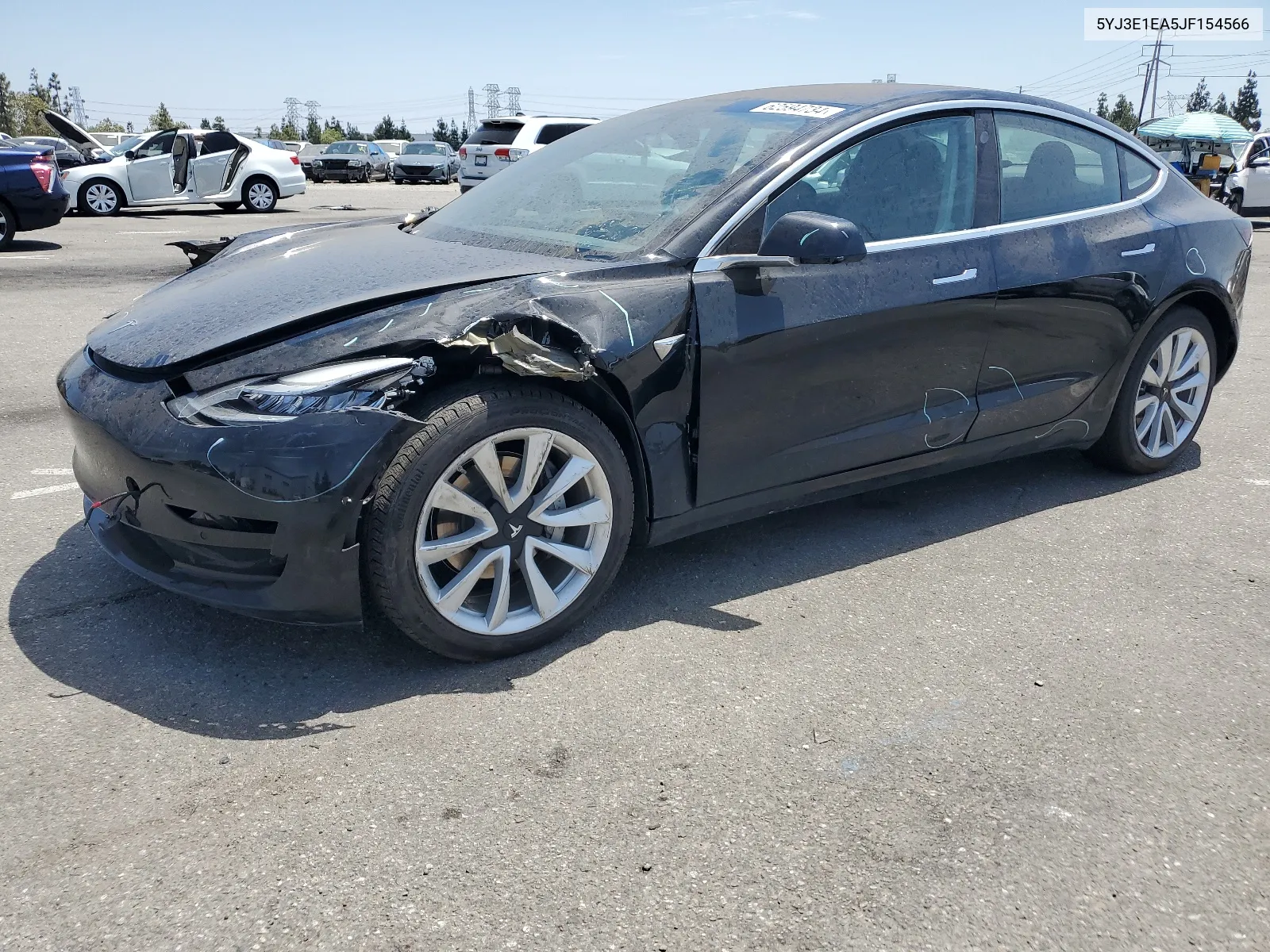 5YJ3E1EA5JF154566 2018 Tesla Model 3