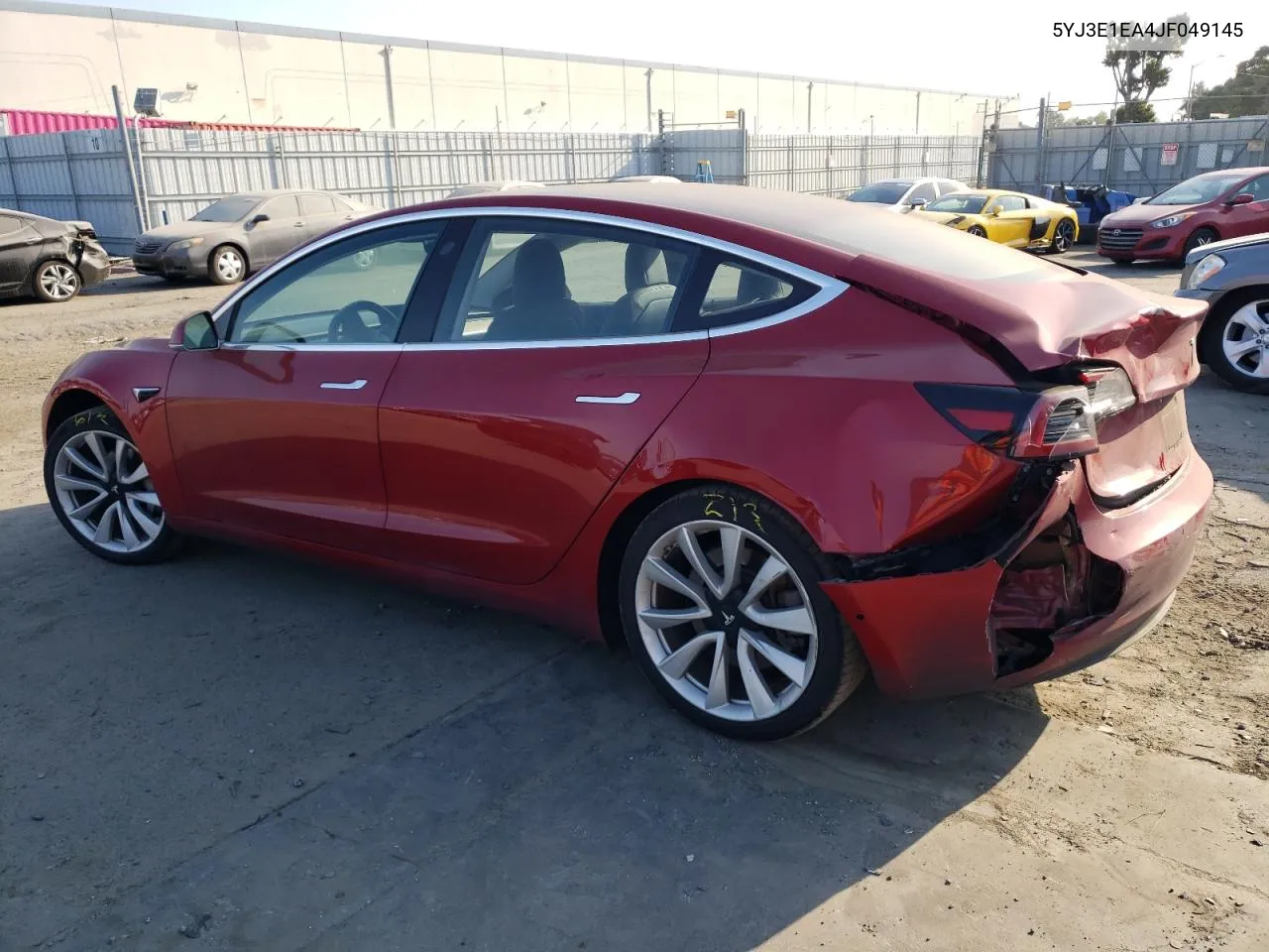 2018 Tesla Model 3 VIN: 5YJ3E1EA4JF049145 Lot: 62959464