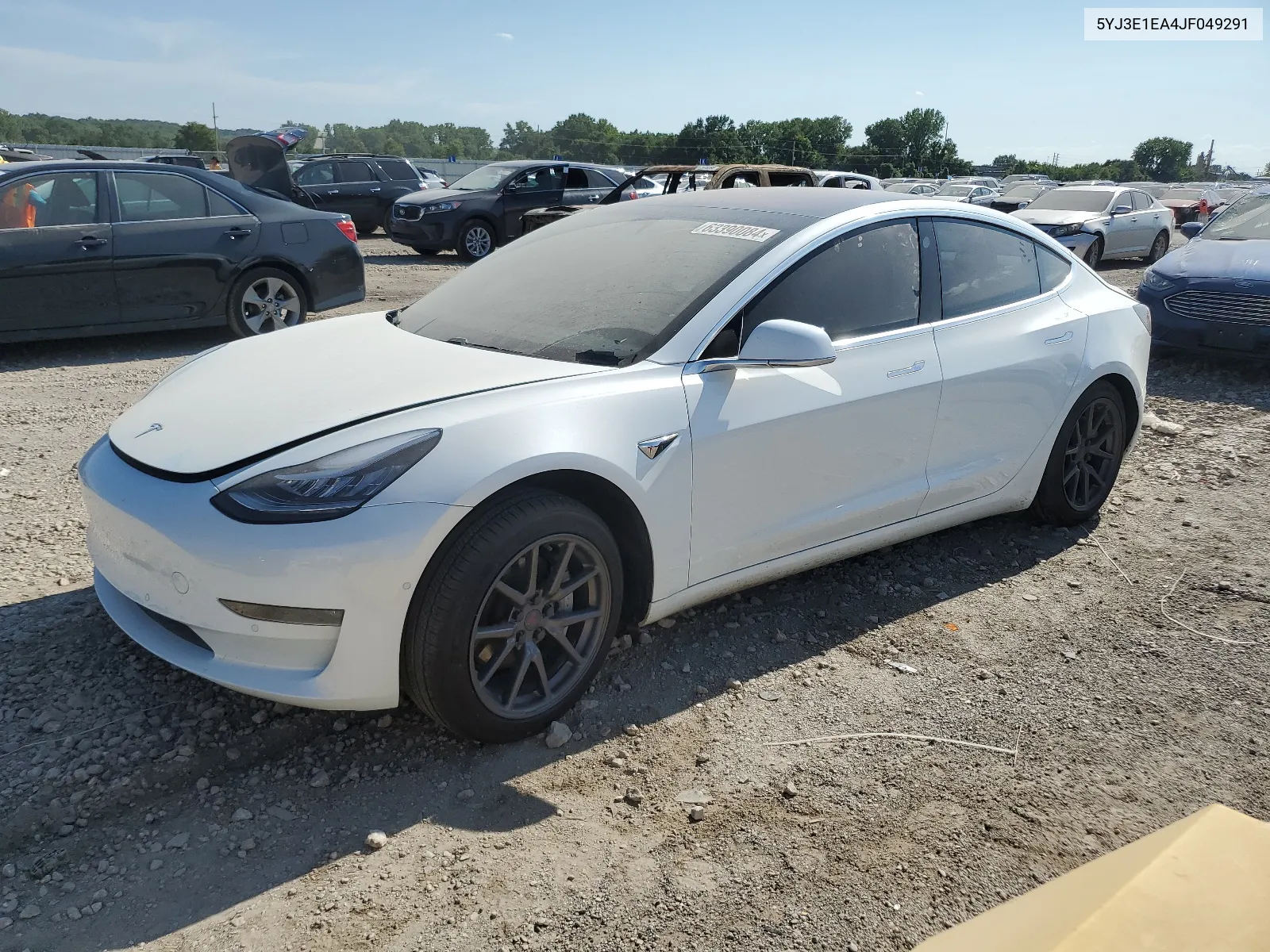 2018 Tesla Model 3 VIN: 5YJ3E1EA4JF049291 Lot: 63390084