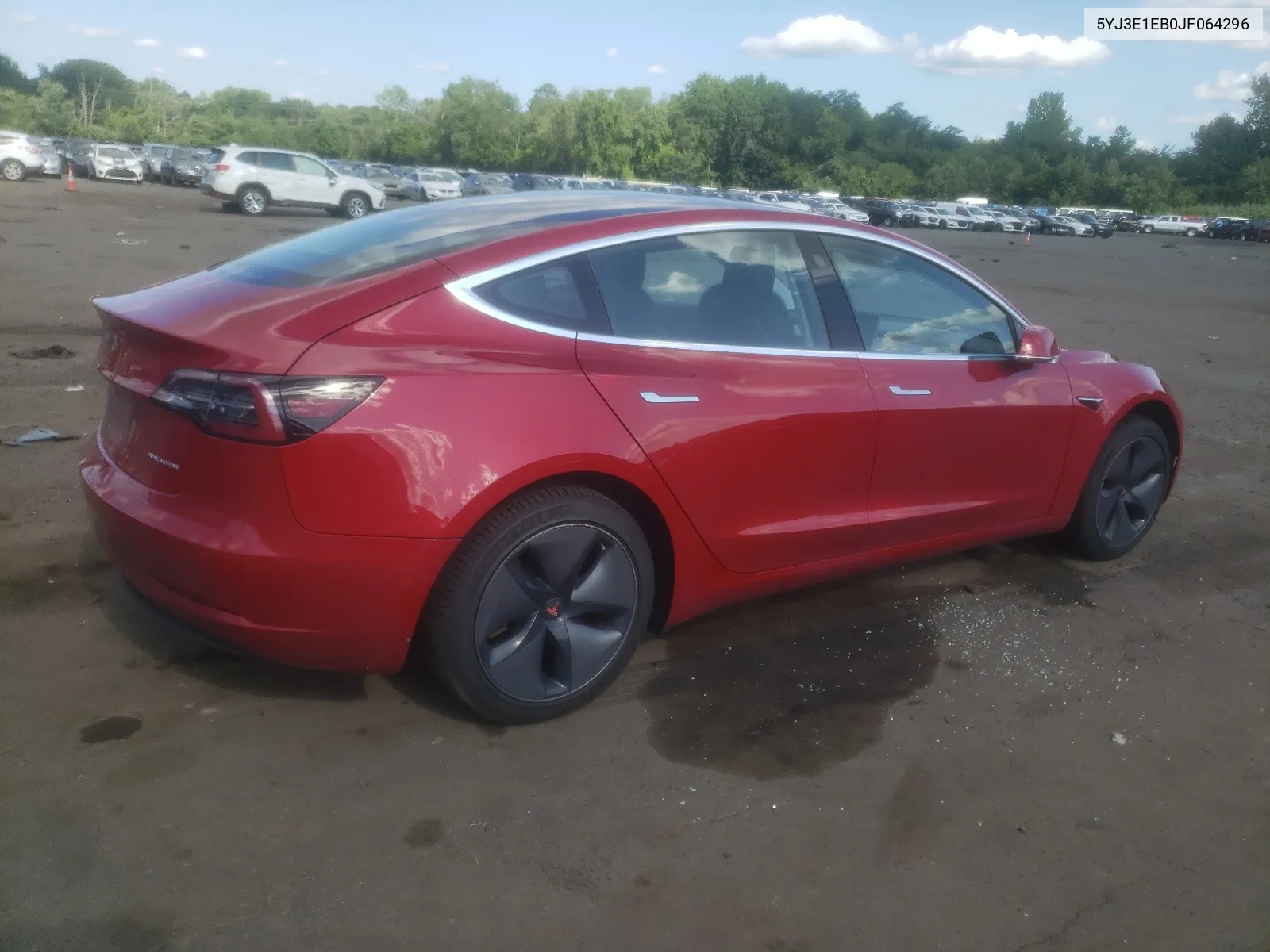 2018 Tesla Model 3 VIN: 5YJ3E1EB0JF064296 Lot: 63524774