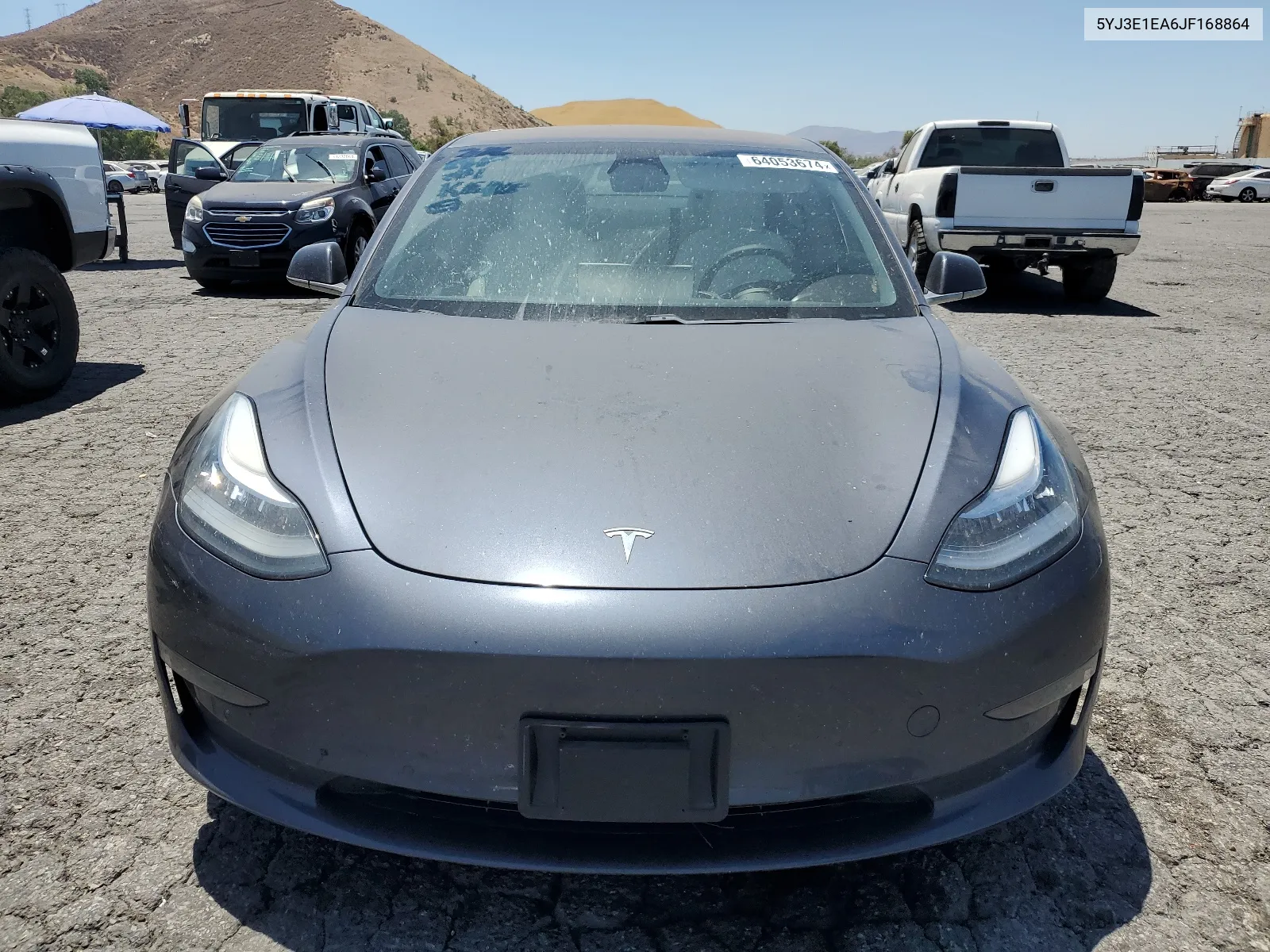 2018 Tesla Model 3 VIN: 5YJ3E1EA6JF168864 Lot: 64053674