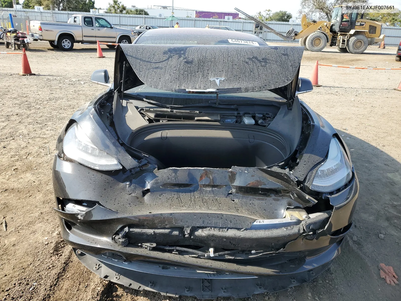 5YJ3E1EAXJF007661 2018 Tesla Model 3