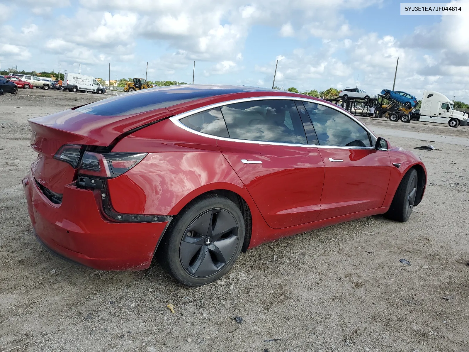 5YJ3E1EA7JF044814 2018 Tesla Model 3