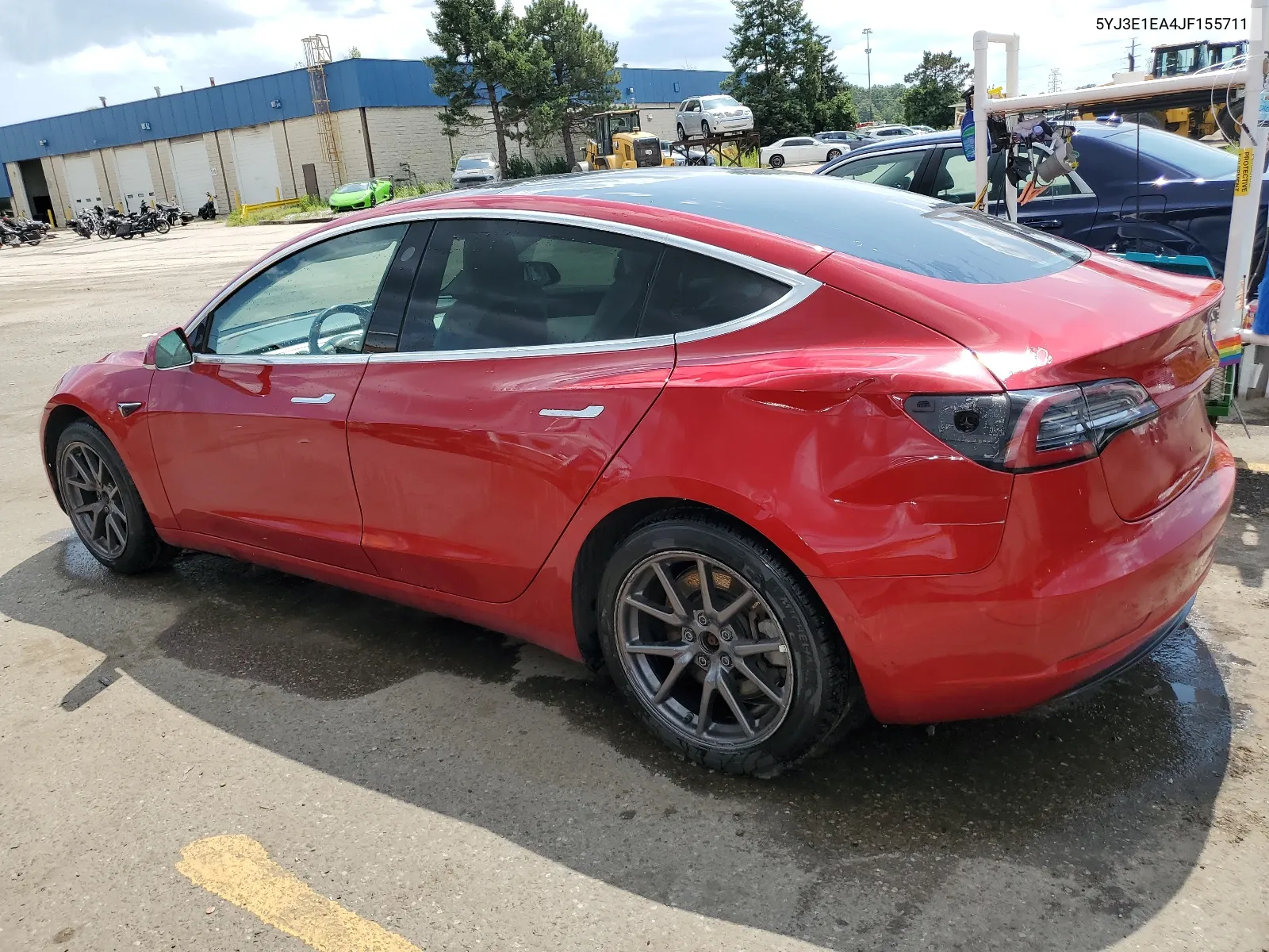 2018 Tesla Model 3 VIN: 5YJ3E1EA4JF155711 Lot: 64409944