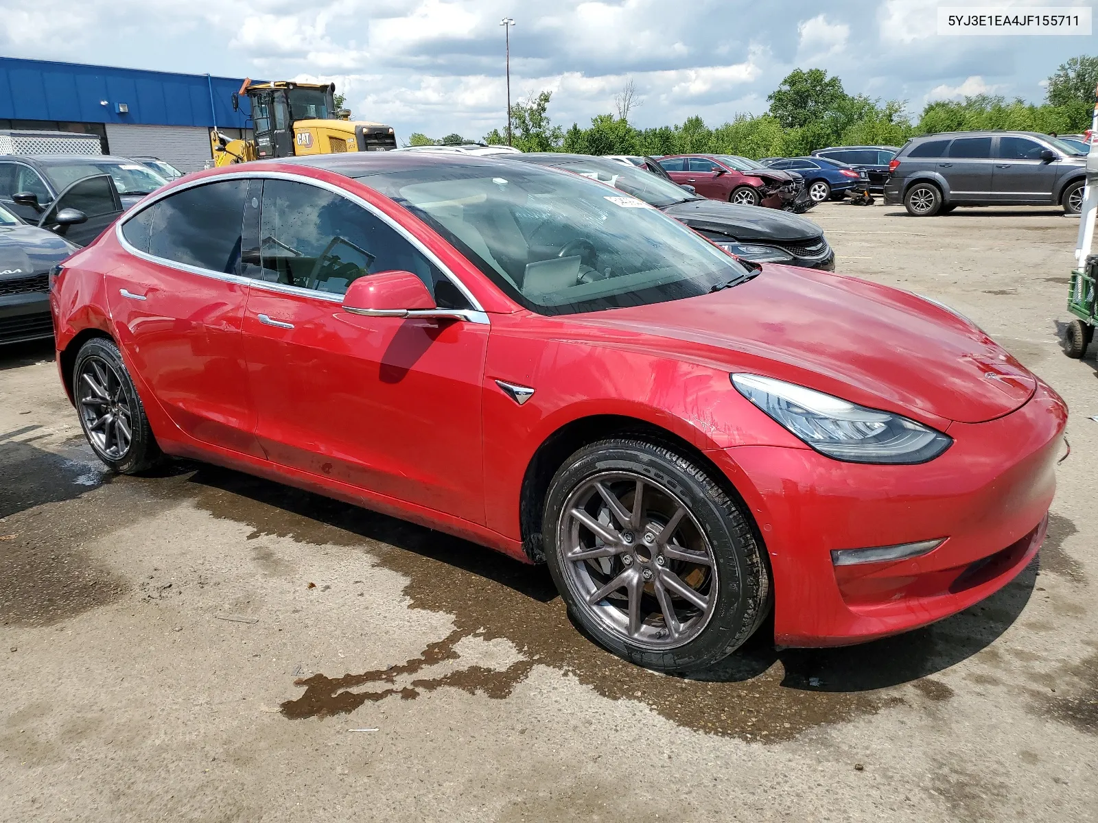 2018 Tesla Model 3 VIN: 5YJ3E1EA4JF155711 Lot: 64409944