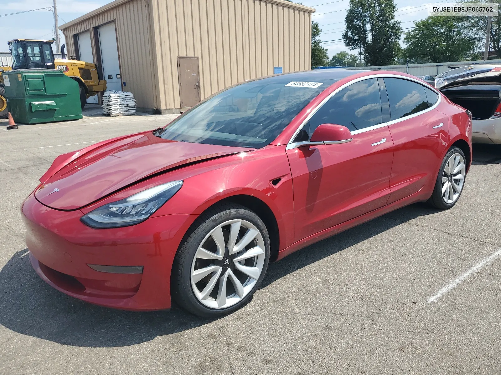 5YJ3E1EB8JF065762 2018 Tesla Model 3