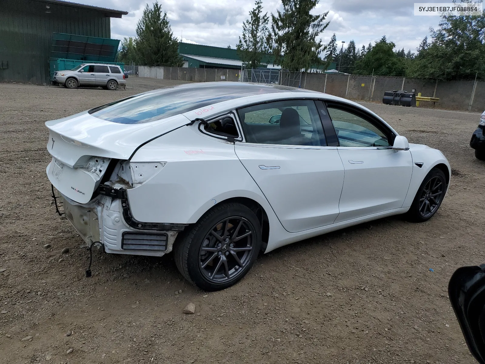 5YJ3E1EB7JF088854 2018 Tesla Model 3