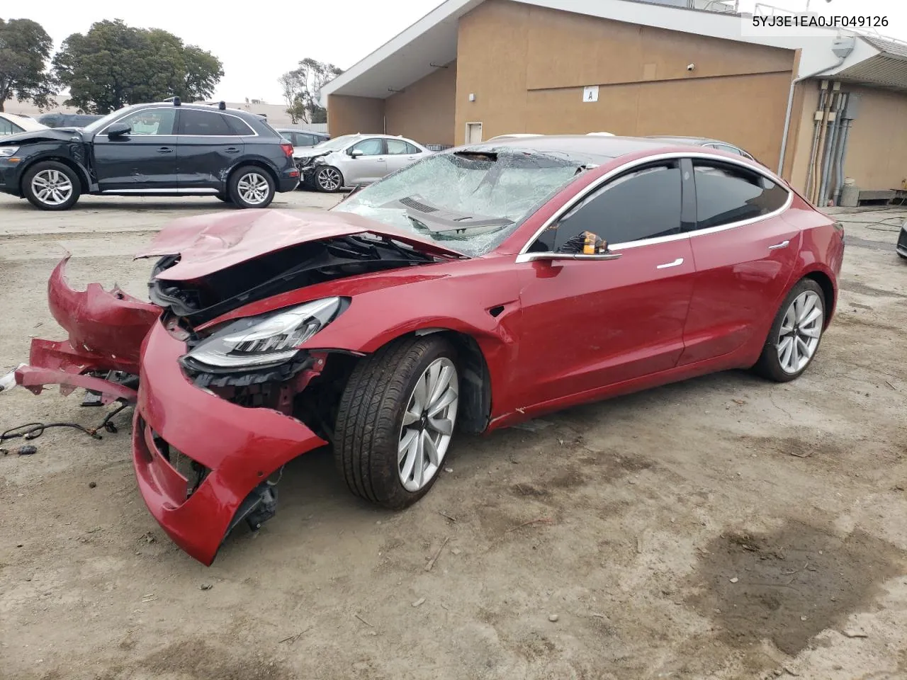 2018 Tesla Model 3 VIN: 5YJ3E1EA0JF049126 Lot: 65163574