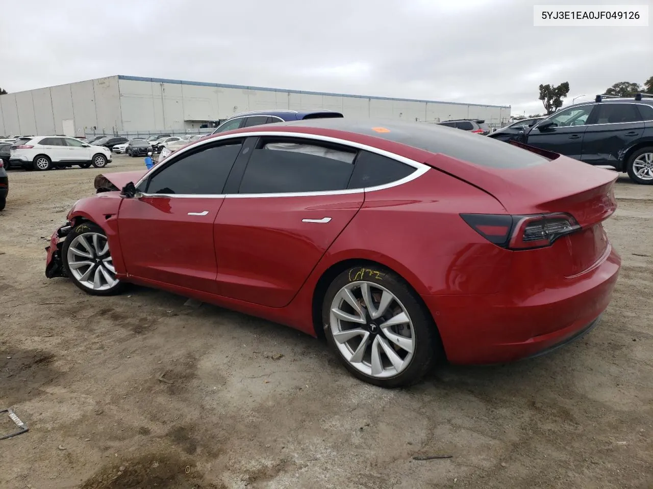 2018 Tesla Model 3 VIN: 5YJ3E1EA0JF049126 Lot: 65163574