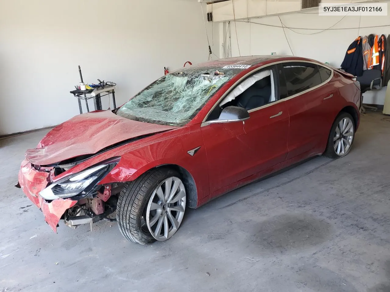 2018 Tesla Model 3 VIN: 5YJ3E1EA3JF012166 Lot: 65564414