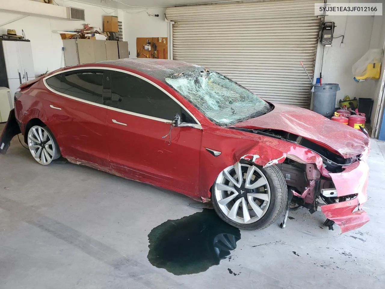 5YJ3E1EA3JF012166 2018 Tesla Model 3