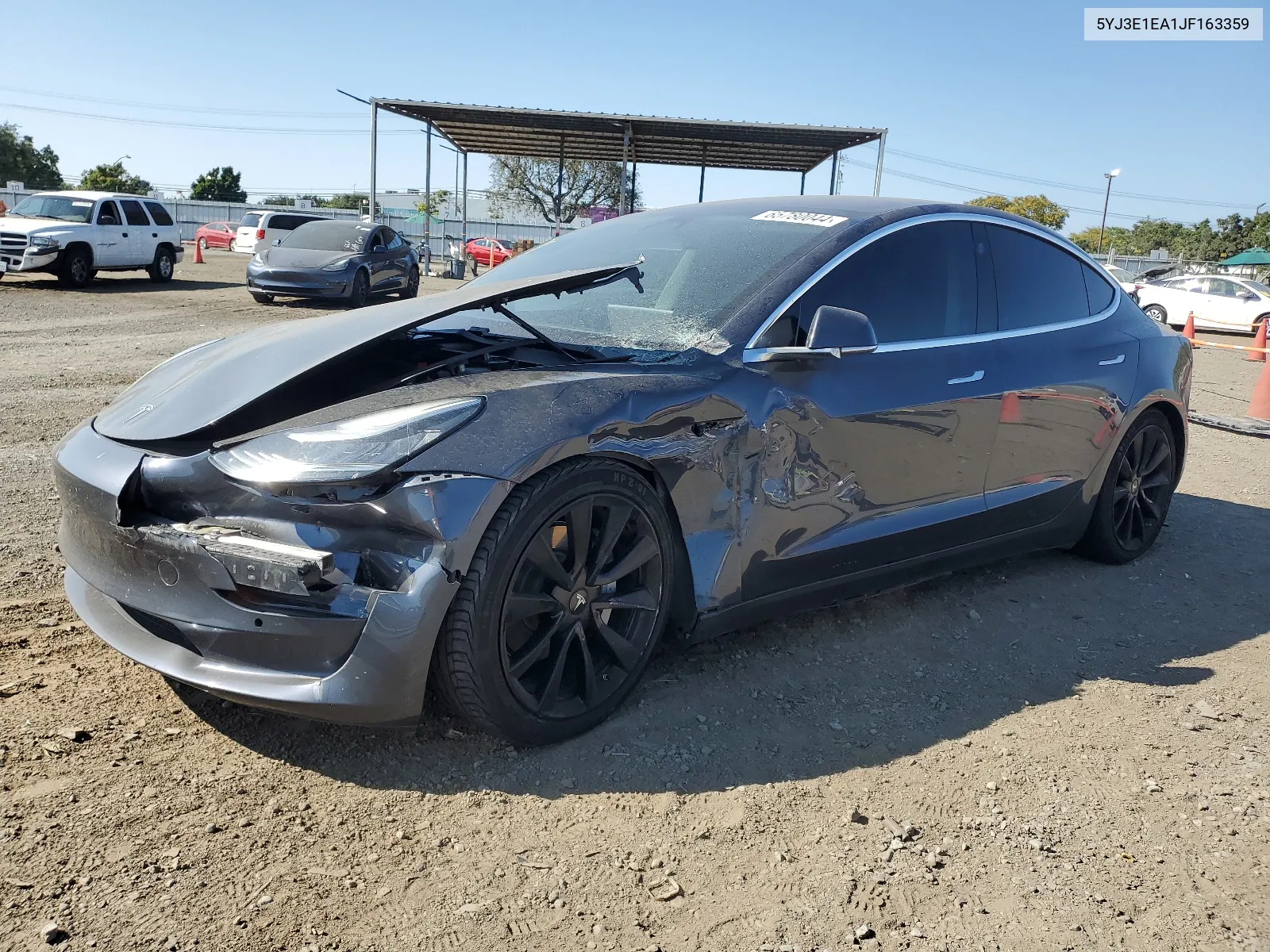 2018 Tesla Model 3 VIN: 5YJ3E1EA1JF163359 Lot: 65780044