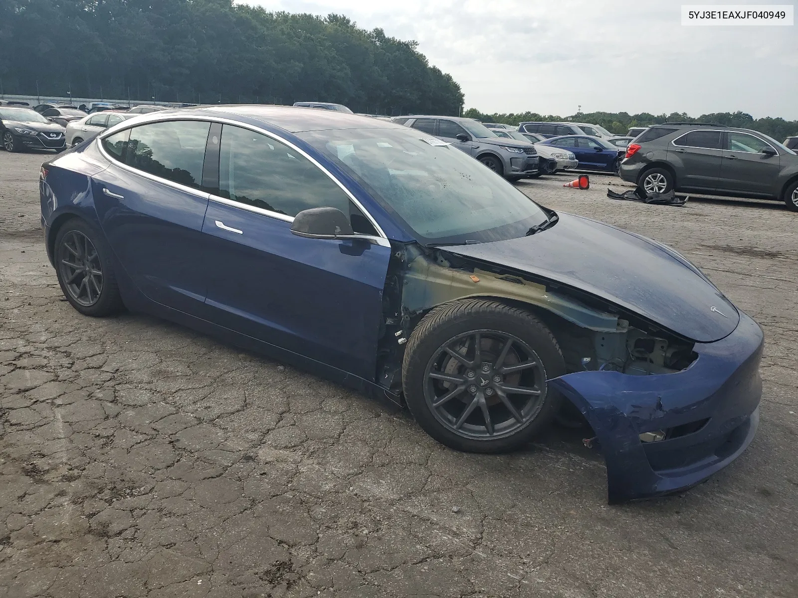 5YJ3E1EAXJF040949 2018 Tesla Model 3