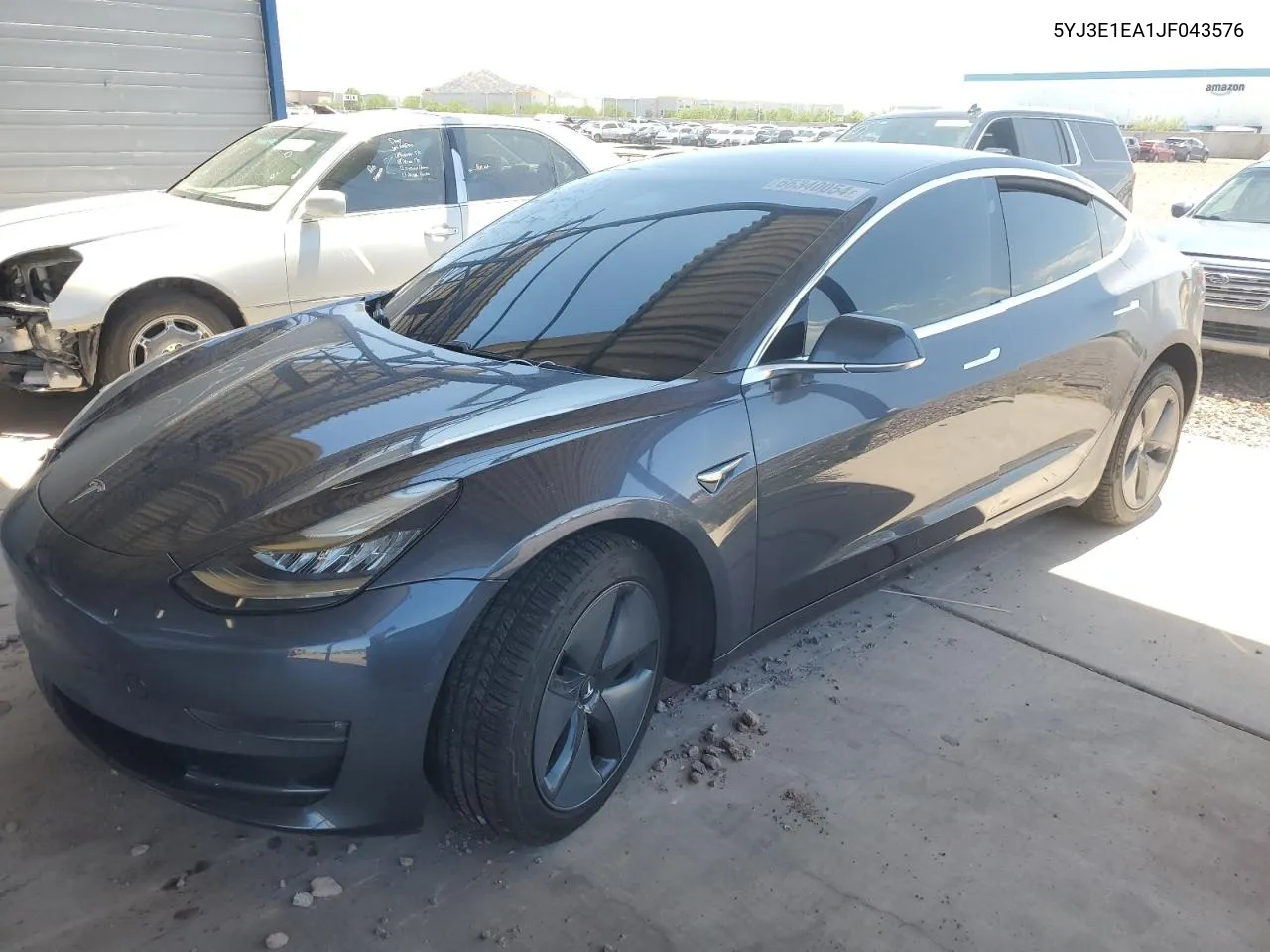 2018 Tesla Model 3 VIN: 5YJ3E1EA1JF043576 Lot: 66340054