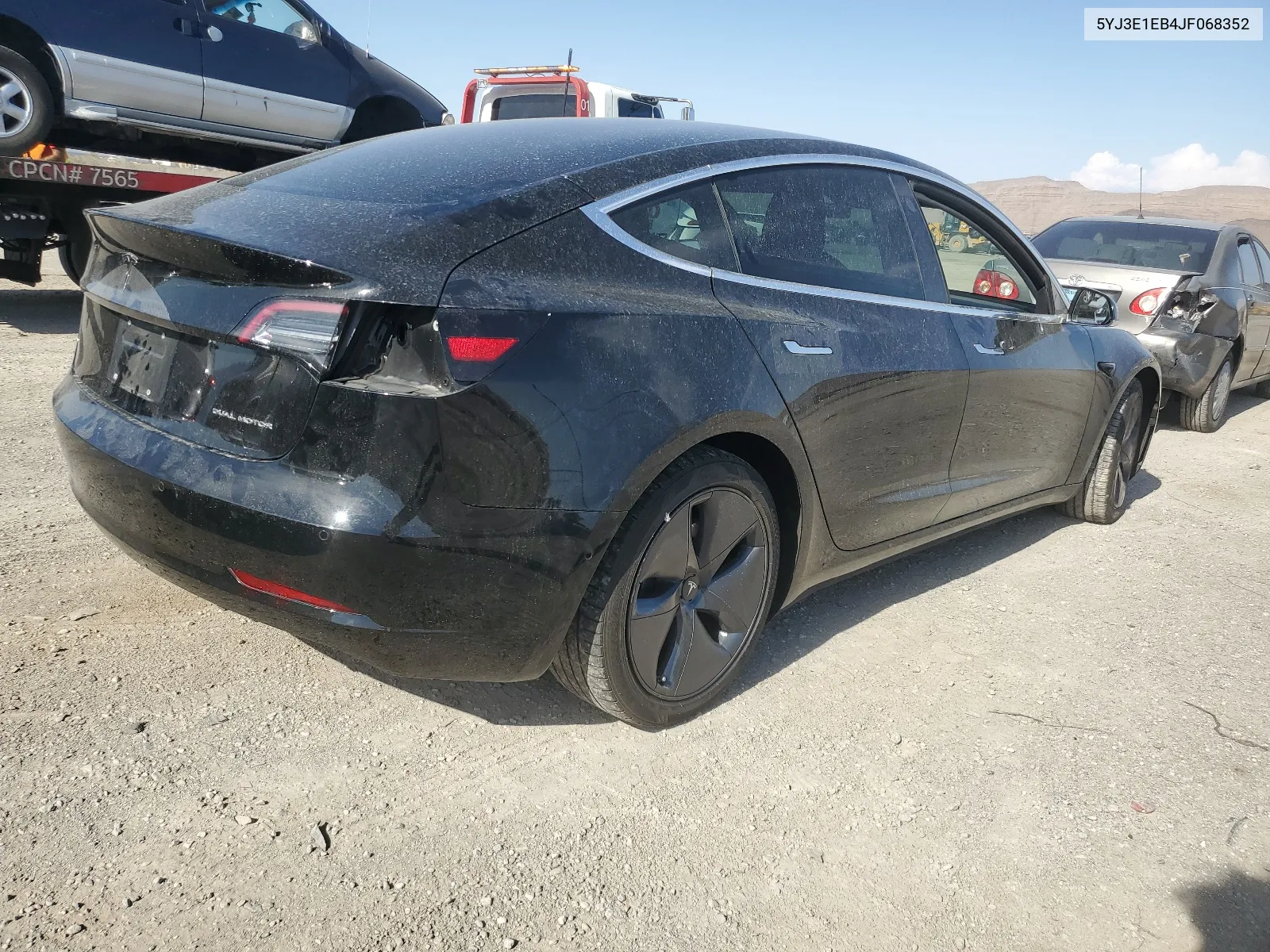 2018 Tesla Model 3 VIN: 5YJ3E1EB4JF068352 Lot: 66789484