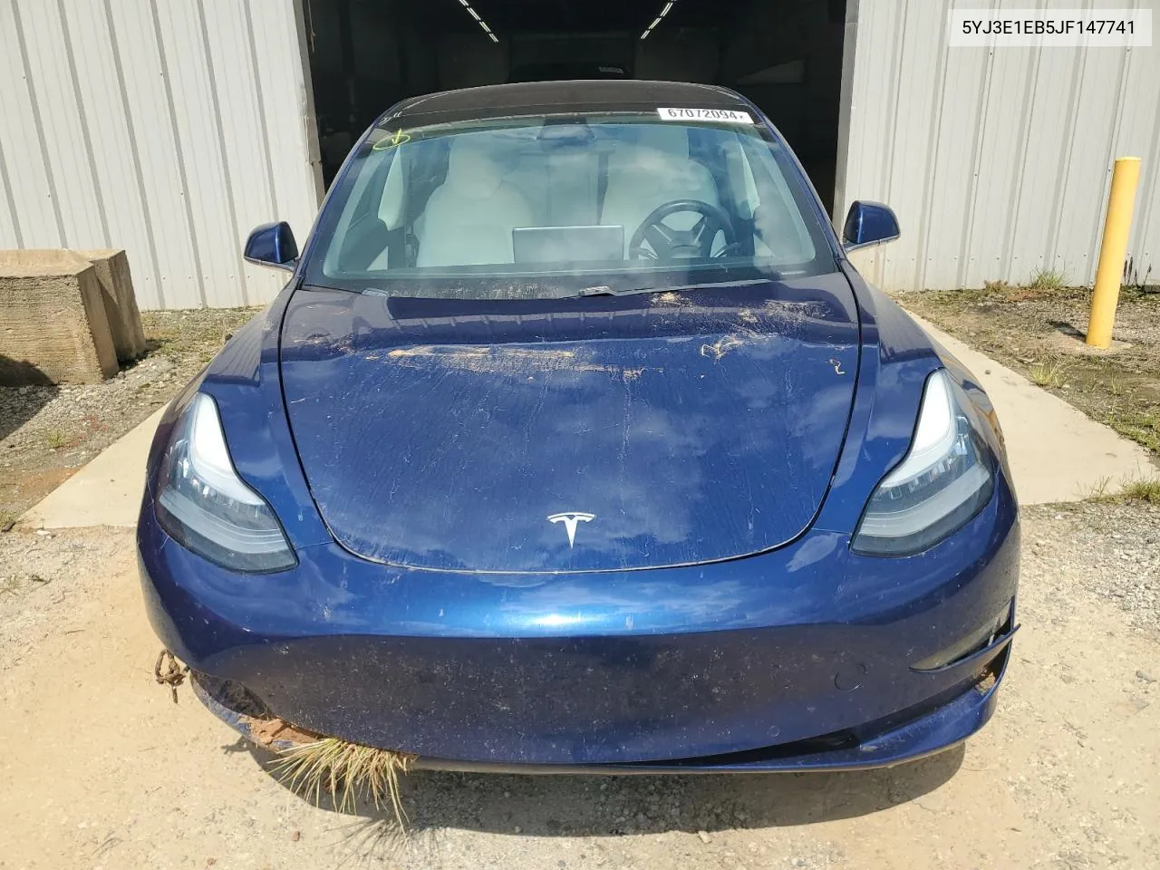 5YJ3E1EB5JF147741 2018 Tesla Model 3