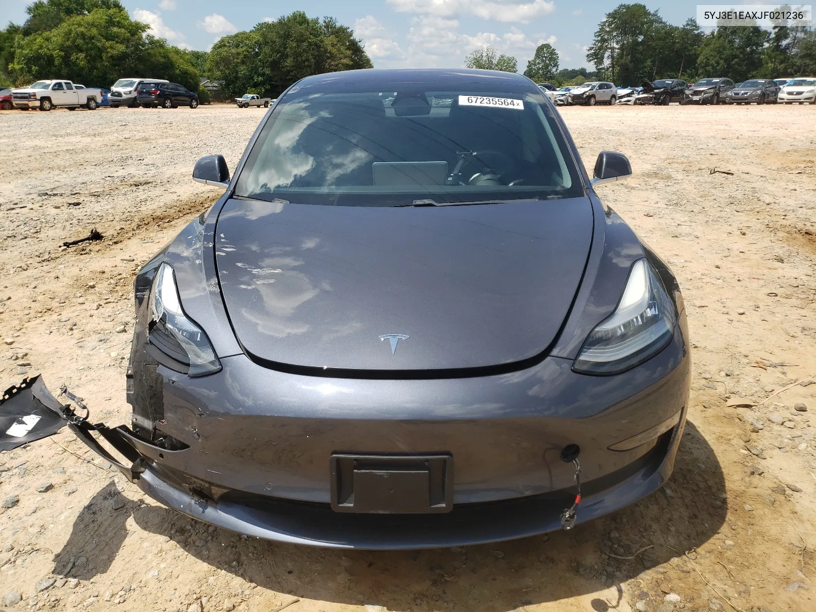 5YJ3E1EAXJF021236 2018 Tesla Model 3