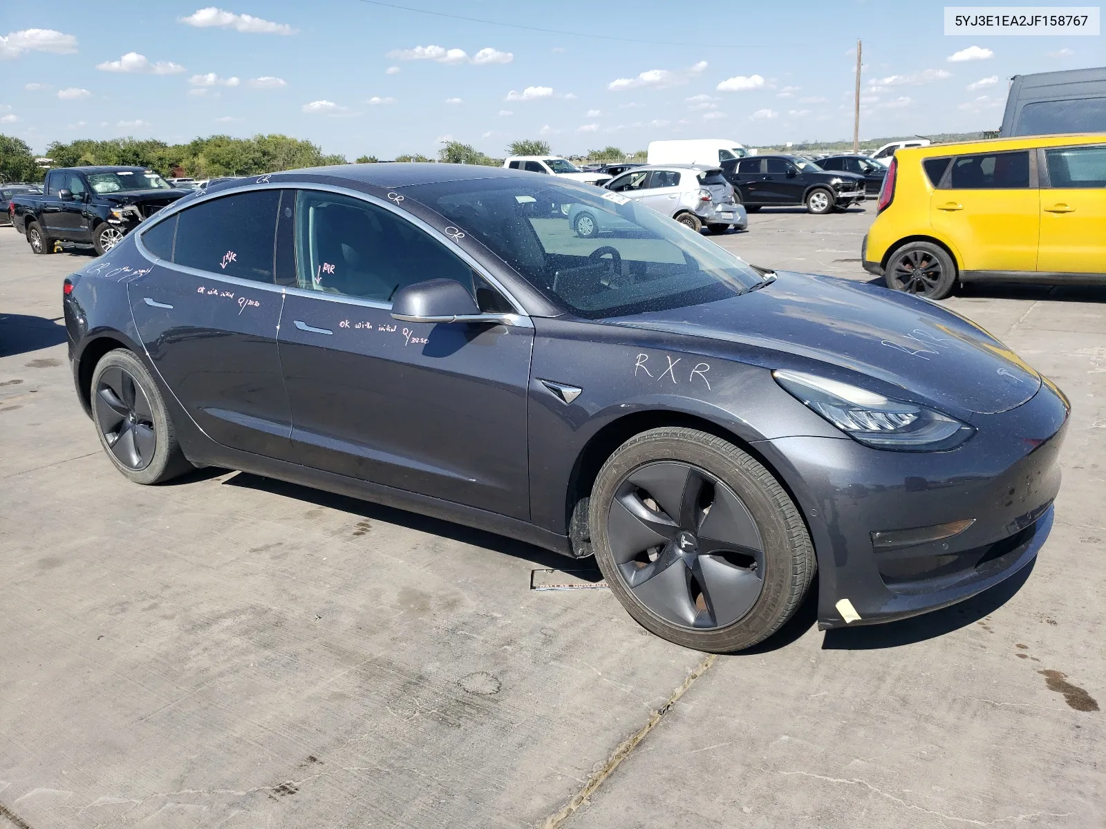 2018 Tesla Model 3 VIN: 5YJ3E1EA2JF158767 Lot: 67372664