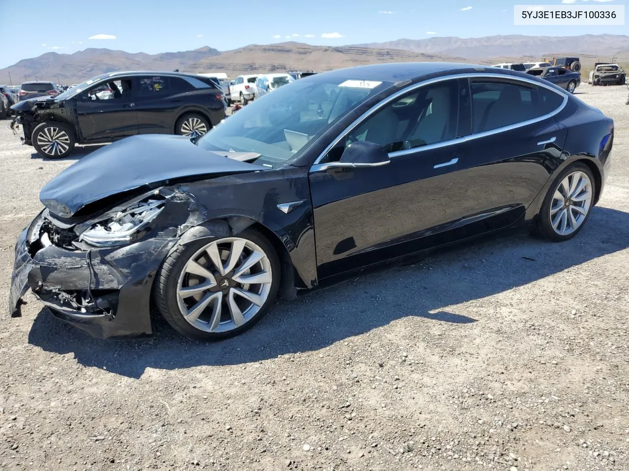 2018 Tesla Model 3 VIN: 5YJ3E1EB3JF100336 Lot: 67378654