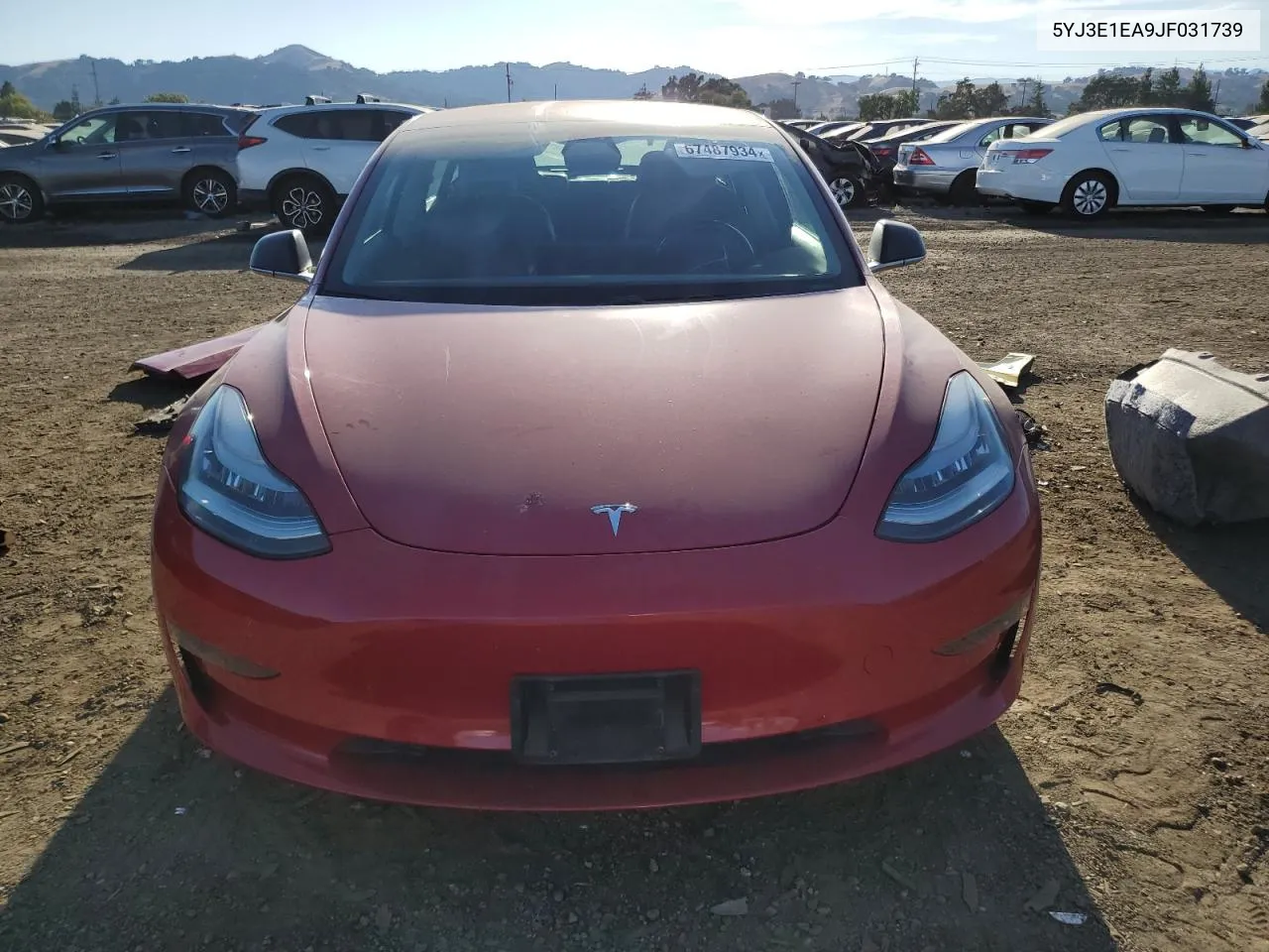 5YJ3E1EA9JF031739 2018 Tesla Model 3