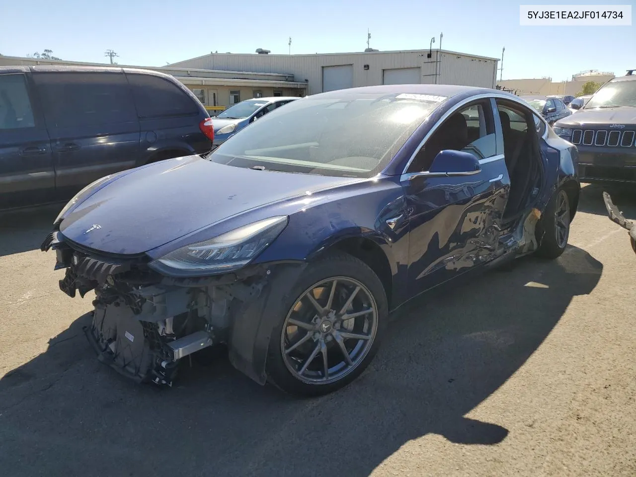 5YJ3E1EA2JF014734 2018 Tesla Model 3