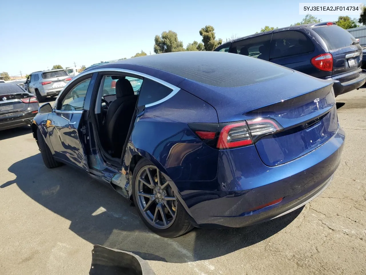 2018 Tesla Model 3 VIN: 5YJ3E1EA2JF014734 Lot: 67503104