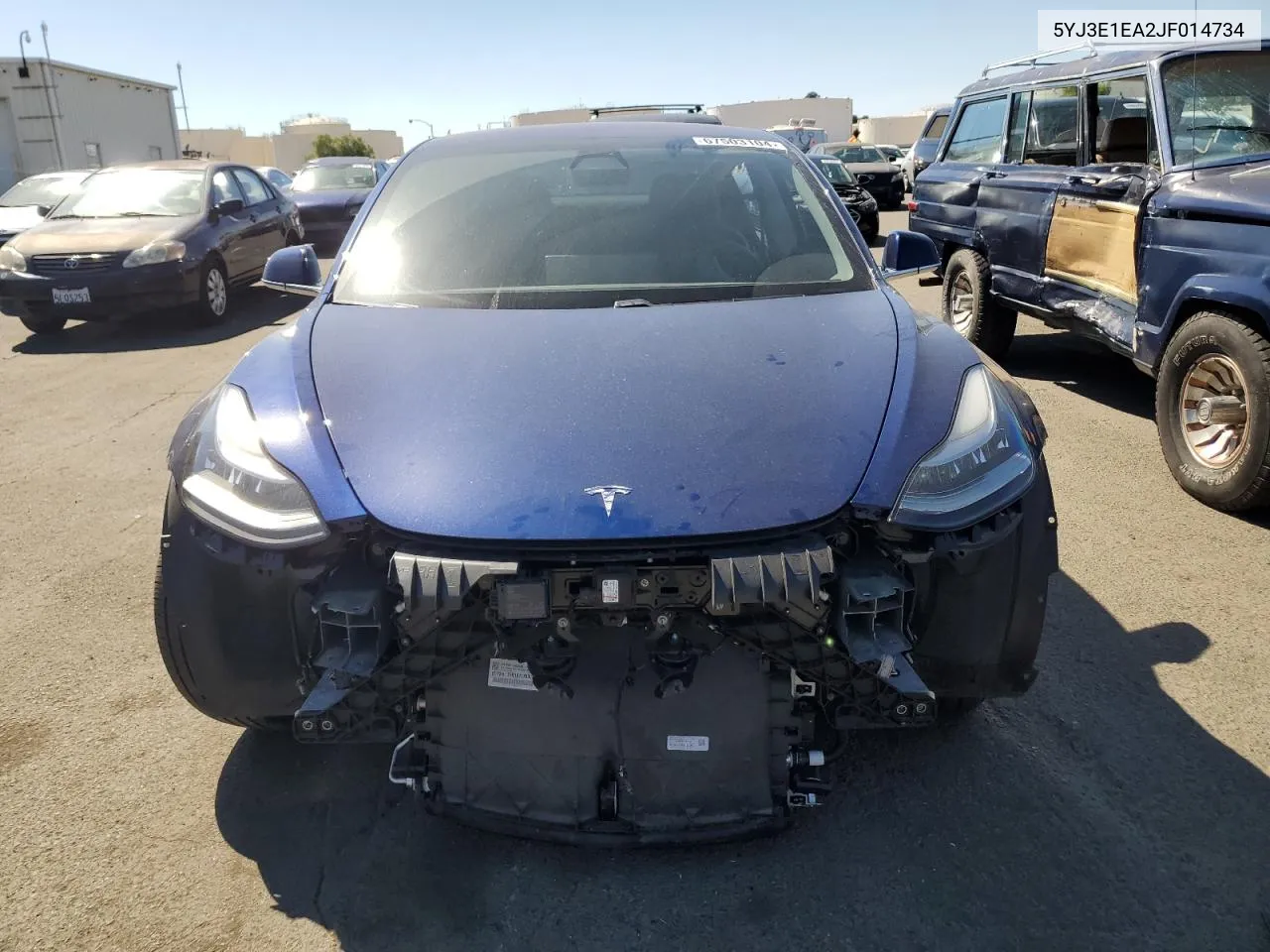 5YJ3E1EA2JF014734 2018 Tesla Model 3