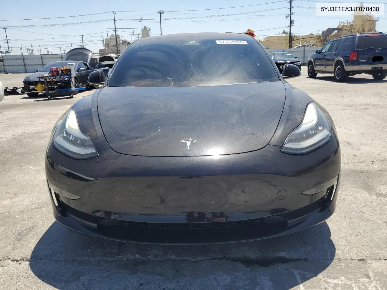 5YJ3E1EA3JF070438 2018 Tesla Model 3